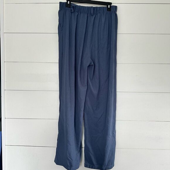 Halara Women’s Large Blue Wide Leg Pants NWT - Picture 3 of 6